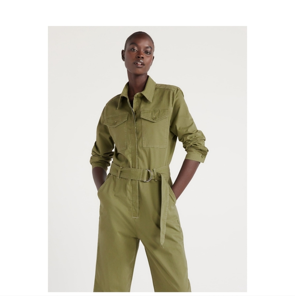 FREE ASSEMBLY GREEN STRETCHY SIZE XXL JUMPSUIT - Picture 6 of 6